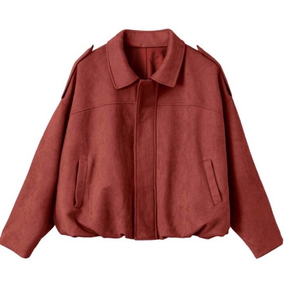 Zara Jackets & Blazers - Zara Women's suede Bomber Jacket